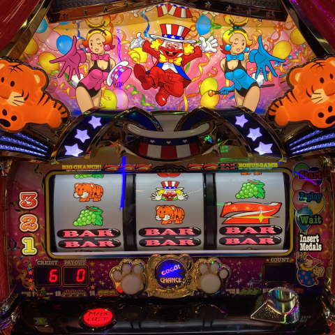 マイジャグラー5BAR揃いオレンジペカ